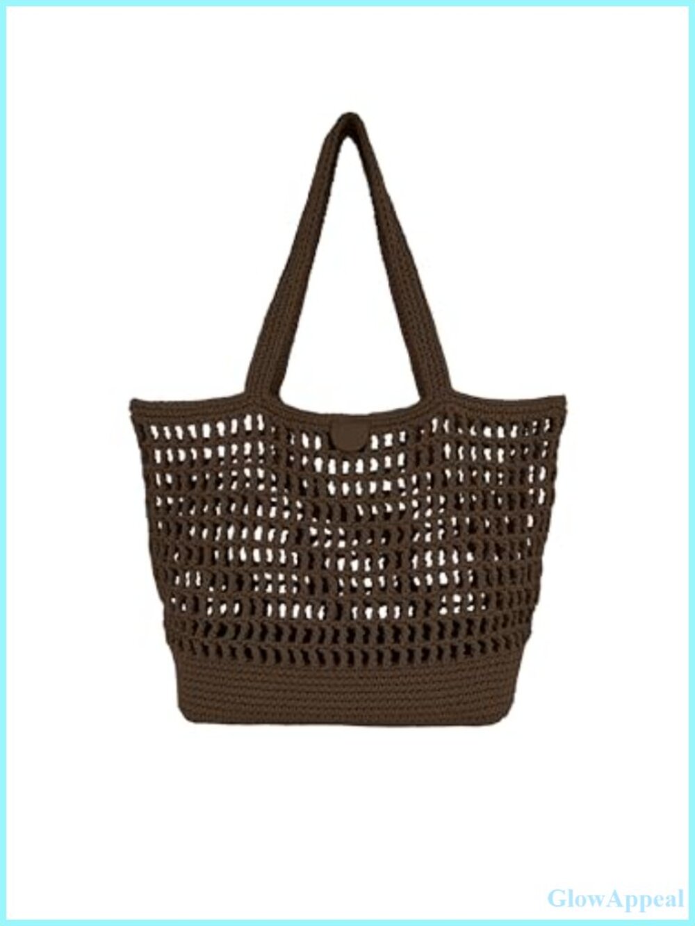 Large Crochet Tote Bag Spacious Premium Cotton Everyday Travel Handbag